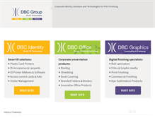 Tablet Screenshot of dbcgroup.ie