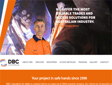 Tablet Screenshot of dbcgroup.com.au